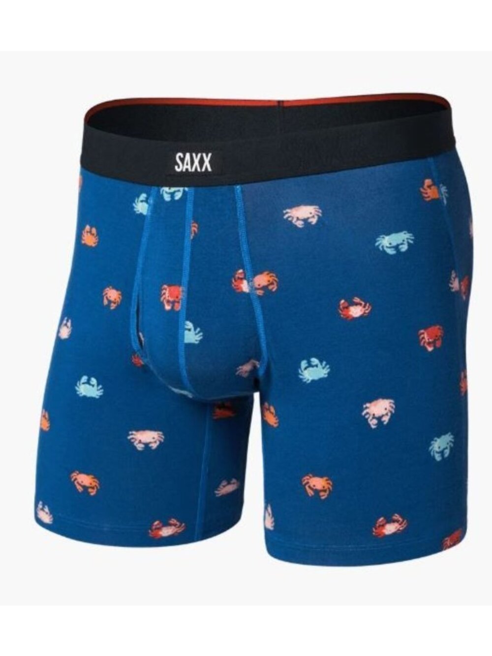 SAXX Vibe Xtra Soft Comfort Boxer Briefs Men Size Large NWT Underwear Crab Boil